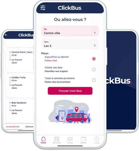 ClickBus Tunisie - Showcase of the mobile application of ClickBus By EZ-Pass - Tunisia Transportation